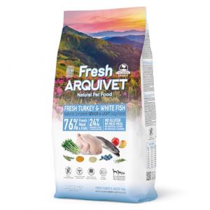 Arquivet Fresh Senior Light Turkey & White Fish 10Kg - Aliment Semi-Humide