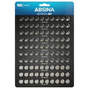 Absina Jeu de piles bouton 1 pc(s) alcaline(s)
