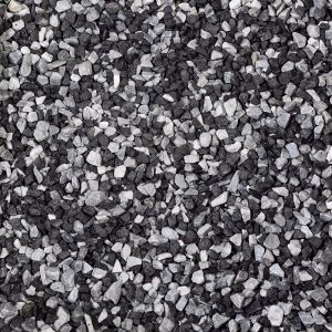 Gravier Mix Marbre Bleu / Gris-basalte Noir 8-16 Mm - Pack De 8,5m² (1 Big Bag De 500kg)