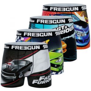 Freegun Boxers Lot de 4 boxers homme Fast and Furious - Couleur EU XXL,EU M,EU XL - Taille Orange
