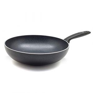 Greenpan Andorra Wok Antiadh&eacute;sif en C&eacute;ramique - 28 cm/3.57L, Noir
