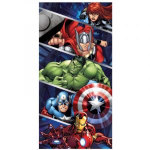 Aymax Marvel - Avengers - Serviette De Plage 100% Polyester 70x140cm
