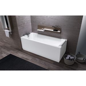 Image de Novellini Baignoire CALOS 2.0 - 2 Tabliers (Frontal+Latéral) - 170x80cm