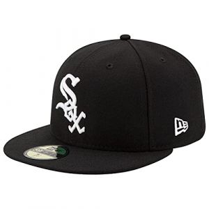 New era Chicago White Sox Black Base 59Fifty Basecap - 7 5/8-61cm