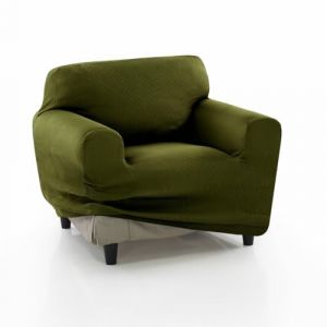 SOFAKOVER Housse pour canapé Pocket Super élastique, Housse de canapé 1 Place, au Design Exclusif, Respirante, Confortable et Durable, Facile à Installer. Dimensions 70-110 cm, Vert