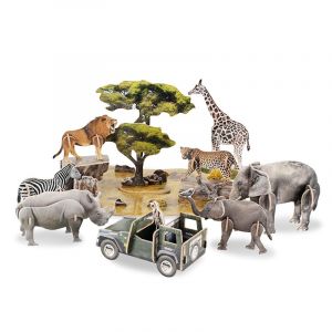 Dam Puzzle 3d afrique sauvage.