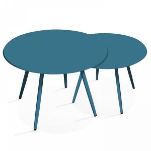 Image de Oviala Tables Basses Gigognes, Rondes, Gamme Palavas