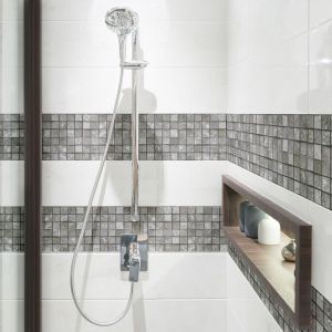 Pack 6 stickers adh&eacute;sifs frises carrelages | Autocollant Frises Mosa&iuml;que Carreaux de ciment - PIERRE - 6 frises de 15 x 90 cm