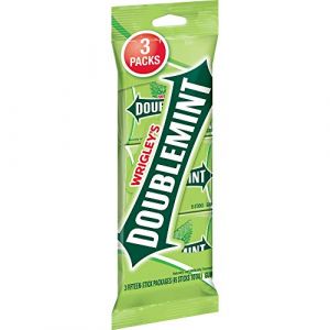 Doublemint Chewing Gum Mint - 15.0 ea x 3 pack