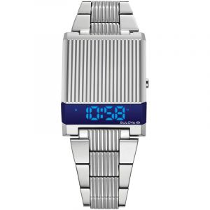 Bulova Montre Argent Digital Hommes Computron 96c139