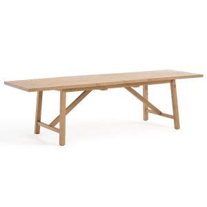 Table à allonges 6/8 couverts en pin m if, Cinto Naturel Taille 8 pers