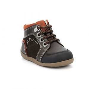 Kickers Bins Mountain, Bottillons Gar&ccedil;on, Marron Fonce, 26