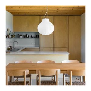 Faro 28301 - Suspension filaire ISABELLE 1xE27/15W/230V d. 40 cm blanc