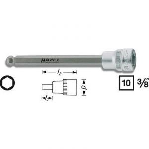 Image de Hazet 8801KK-5 - Embout de tournevis 6 pans 10 mm 3/8"