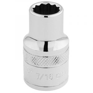 Image de Draper Tools H-AF/B 1/2in Square Drive Hi-Torq 12 Point Socket 7/16in