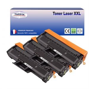 Image de T3Azur Lot de 3 Toners Laser compatibles Xpress M2026, M2026W, MLT D111L, MLT D111S T3AZUR