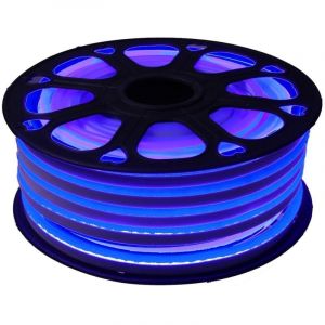 Ruban LED NEON 12 V 6 x 12 mm SMD2835 25 mètres bleu