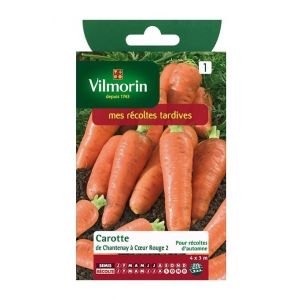 Vilmorin Carotte de Chantenay à coeur rouge 2 - Sachet graines