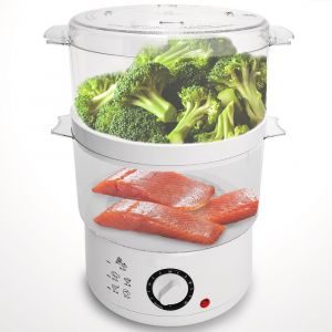 Telefunken 191686 - Cuiseur vapeur &agrave; 2 conteneurs