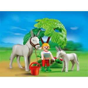 Image de Playmobil 4187 - Ane avec ânon