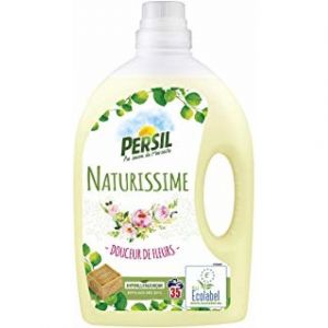 Persil naturissime lessive liquide douceur de fleurs eco-label hypoallergénique bouteille 1,92l 35 lavages