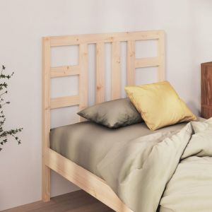 VidaXL Tête de lit 106x4x100 cm Bois massif de pin - Brun