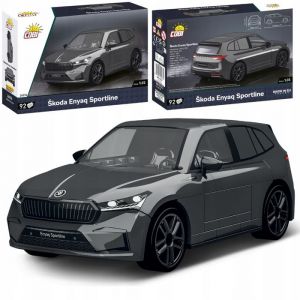 Cobi Modèle réduit - Škoda Enyaq Sportline - 92 pièces - 1:35 - Pour enfants à partir de 6 ans