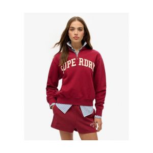 Superdry Sweatshirt col zipp&eacute; femme Athletic Essentials