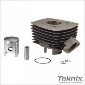 Teknix Cylindre piston mono segment pour mobylette Peugeot 103 FOX alu 6 transfert