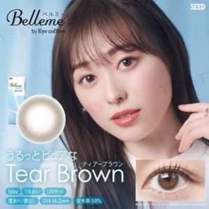 Seed Belleme by Eye Coffret 1 Day Color Lens Tear Brown P-1.75 (10 pcs)