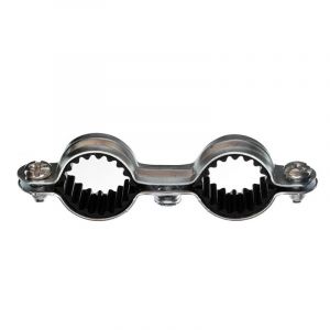 Ram Colliers Doubles Isophoniques Acier, 20mm, Boîte de 50