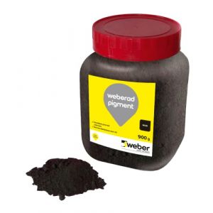 Weber Saint-gobain - Colorant en poudre pour béton, 900g ad pigment noir