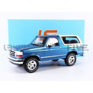 Voiture Miniature de Collection LS COLLECTIBLES 1 18 FORD Bronco 1992 Blue LS055B