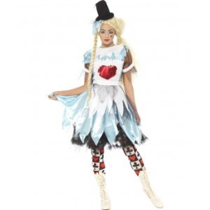 Image de Déguisement Alice au pays des merveilles trash Halloween (taille L)