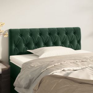 VidaXL Tête de lit Vert foncé 90x7x78/88 cm Velours