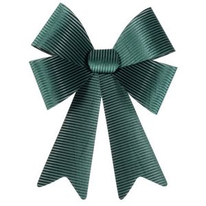 Ruedelafete Noeud Maxi 66cm Velours Cotelé Vert sapin