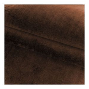 Allotapis Tapis en microfibre doux uni antid&eacute;rapant rond Dave &Oslash; 120 Marron