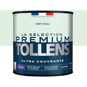 Tollens Peinture Velours Ultra Couvrante Vert D'eau 0,5 L