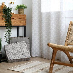 Homemaison Voilage (140 x 260 cm) Greenmood Beige