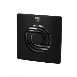 Horoz Electric Extracteur d'air simple flux carré pour salle de bain, wc, cuisine helix 120 mm noir 500.060.005 horoz