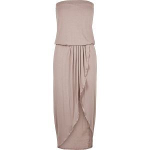 Urban classics Ladies - Viscose Bandeau Robe Noir