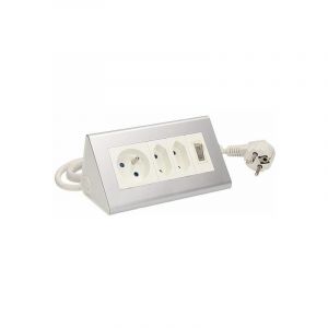Orno Bloc multiprise 1 prise type E, 2 prises type C et interrupteur