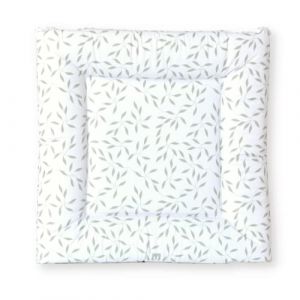 Bianconiglio Kids FLAFFI : Le matelas à langer sûr et de qualité pour la machine à laver et les surfaces planes, 60 x 60 cm, fabriqué en Italie avec 4 bords hauts pour un confinement optimal (sauge)