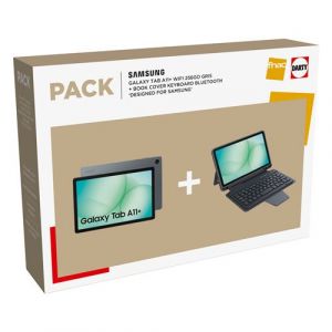 Samsung Pack Fnac Galaxy Tab A11+ 11" 256 Go Gris + Book Cover Keyboard Bluetooth Designed for