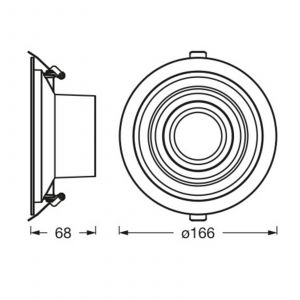 Ledvance Decor Filament Echo downlight LED