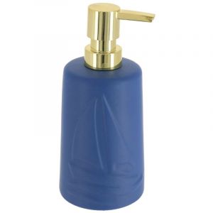 Tendance Distributeur à Savon ou lotion en céramique Bleu marine déco Bateau 430 ml