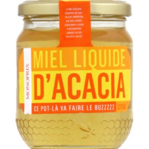 Monoprix Miel liquide d'acacia - Le pot de 375g