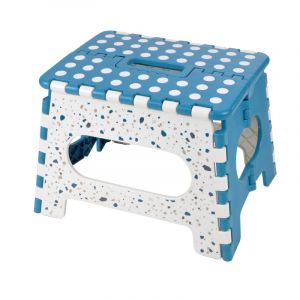 Image de Marc pied Pliable "Terrazzo" 29cm Blanc & Bleu Prix