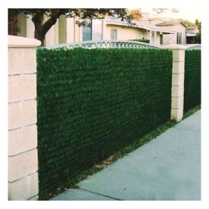 Jet7Garden Haie végétale artificielle 140 brins LUX-2R - Vert Thuyas, Longueur 45 m, Hauteur 1.50 m Vert moyen / Vert foncé