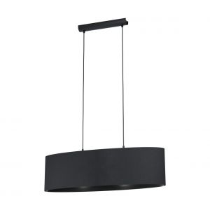 Eglo Suspension MASERLO Noir, 2 lumières - Moderne - Intérieur - MASERLO - Délai de livraison moyen: 10 à 14 jours ouvrés. Port gratuit France métropolitaine et Belgique dès 100 €.